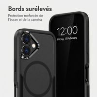imoshion Coque arrière avec MagSafe Apple iPhone 16 - Noir