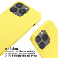 imoshion Coque en silicone avec cordon Apple iPhone 13 Pro - Jaune