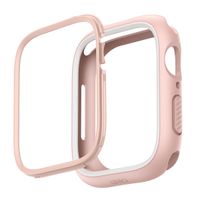 Uniq Coque Moduo avec lunette Apple Watch - 40 / 41 mm - Blush (Pink/White)
