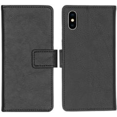 imoshion Étui de télephone portefeuille de luxe Apple iPhone X / Xs - Noir