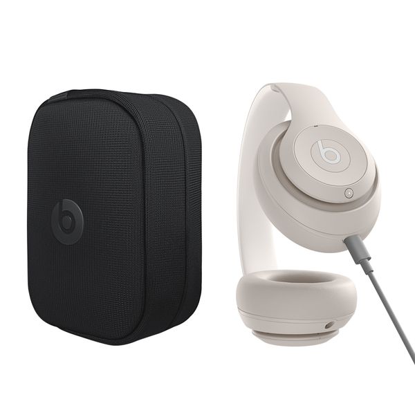 Beats Casque sans fil Studio Pro - Réduction active du bruit (ANC) - Sandstone