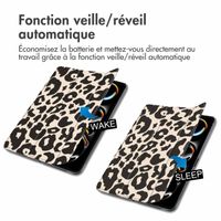 imoshion Coque tablette Design Trifold Apple iPad Pro 11 (2025) M5 / (2024) M4 - Leopard