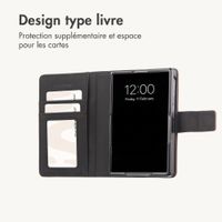 imoshion Étui de télephone portefeuille de luxe Samsung Galaxy Z Fold 8 - Marron foncé