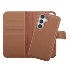 Selencia Étui portefeuille amovible Olyn avec MagSafe Samsung Galaxy S25 / S24 - Marron