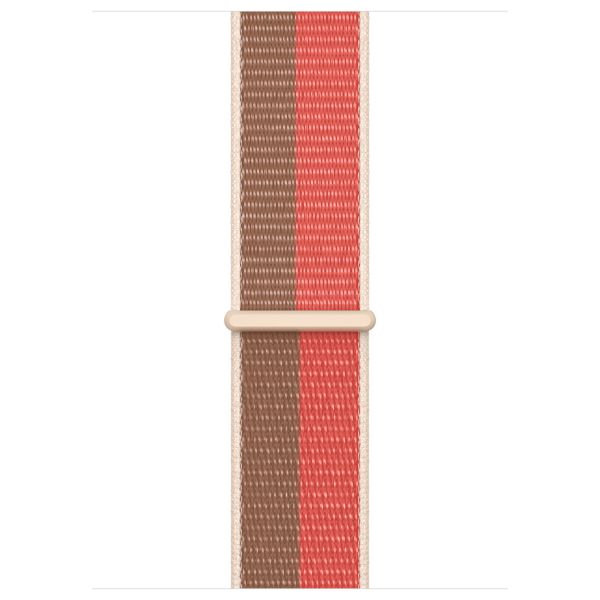 Apple Bracelet Sport Loop Apple Watch | 44/45/46/49 mm - Pink Pomelo/Tan