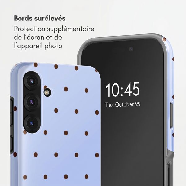 Selencia Coque arrière Vivid Samsung Galaxy S25 FE - Happy Dots Digital Sky