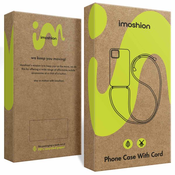 imoshion Coque design en silicone avec cordon Apple iPhone 13 Pro Max - Butterfly