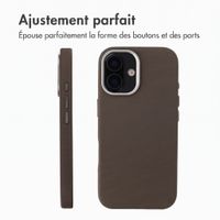 Accezz Coque arrière Mesh avec MagSafe Apple iPhone 17 - Marron