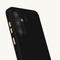 Selencia Coque arrière Rivièra avec MagSafe avec crochets amovibles Samsung Galaxy A55 (5G) / A35 - Velvet Black