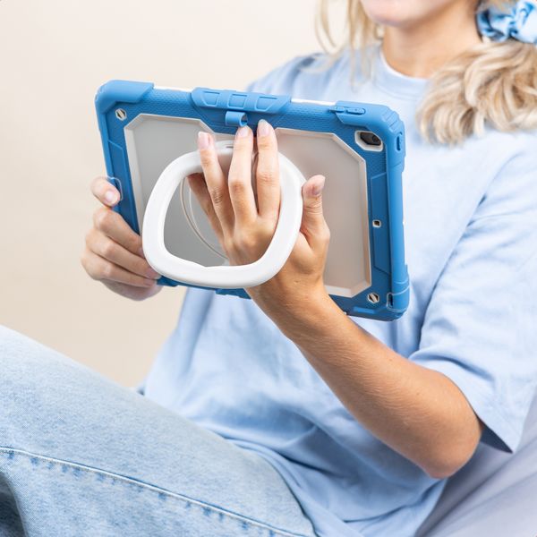 imoshion Coque tablette kidsproof Rugged Apple iPad 6 (2018) 9.7 pouces / iPad 5 (2017) 9.7 pouces / Air 2 (2014)/Air 1 (2013) - Bleu