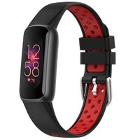 imoshion Bracelet sport silicone Fitbit Luxe - Black / Red