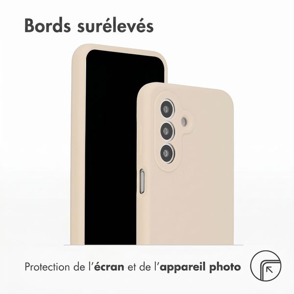 Accezz Coque Liquid Silicone Samsung Galaxy A27 (5G) - Stone