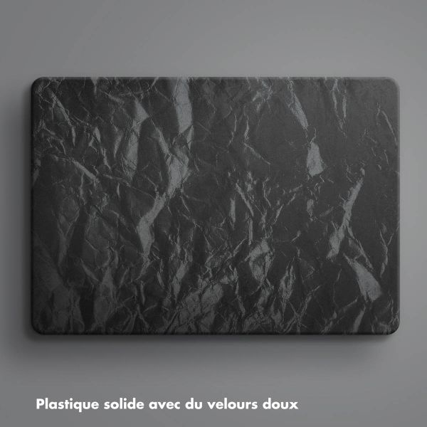 Selencia Coque en velours Apple MacBook Air 13 pouces (2018-2020) - Noir