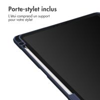 imoshion Coque tablette rigide Trifold Apple iPad Pro 12.9 (2018/2020/2021/2022) - Bleu foncé