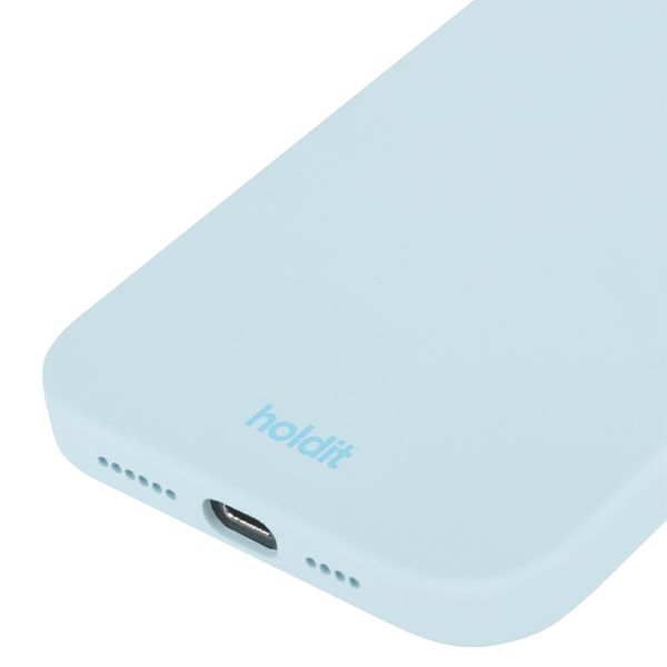 Holdit Coque Silicone Apple iPhone 12 (Pro) - Mineral Blue