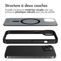Accezz Coque Givrée Robuste avec MagSafe Apple iPhone 14 - Noir