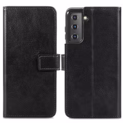 imoshion Étui de télephone portefeuille de luxe Samsung Galaxy S21 - Noir