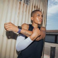 Nomad Bracelet Tempo en silicone Apple Watch | 44/45/46/49 mm - Wide fit - Purple