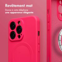 imoshion Coque Couleur avec MagSafe Apple iPhone 16 Pro Max - Neon Pink