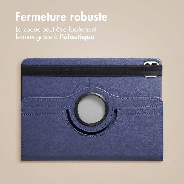imoshion Coque tablette rotatif à 360° Apple iPad Pro 13 (2025) M5 / (2024) M4 - Bleu foncé