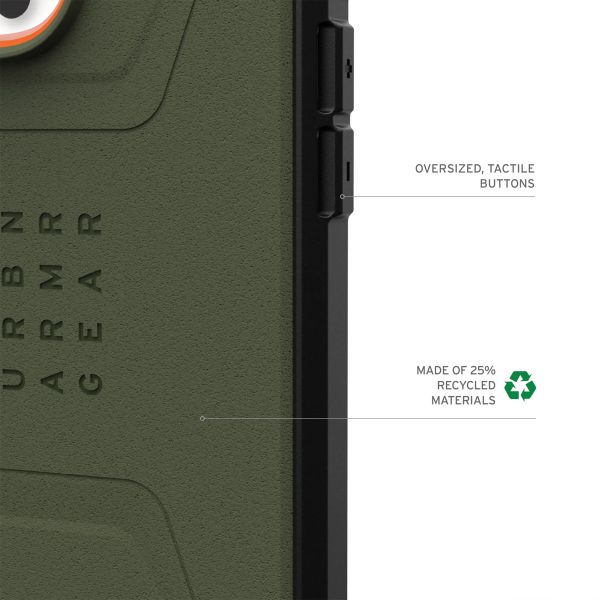UAG Coque Civilian MagSafe Apple iPhone 16 Pro Max - Olive Drab