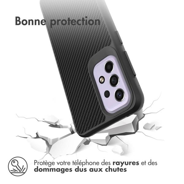 imoshion Rugged Hybrid Carbon Case Samsung Galaxy A33 - Noir