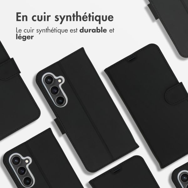 Accezz Étui de télephone Wallet Samsung Galaxy S24 Plus - Noir