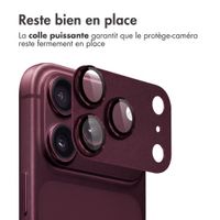 imoshion Protection caméra en verre lot de 2 Apple iPhone 18 Pro / 17 Pro - Plum