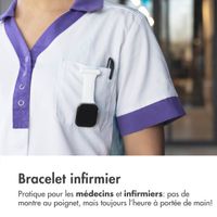 imoshion Bracelet infirmier en silicone Apple Watch | 38/40/41/42 mm - Blanc