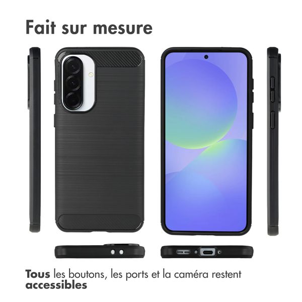 imoshion Coque Brushed Samsung Galaxy A37 (5G) - Noir