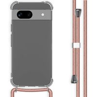 imoshion Coque arrière transparente avec cordon Google Pixel 8a - Rose Doré