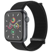 imoshion Bracelet en nylon Apple Watch | 44/45/46/49 mm - Noir