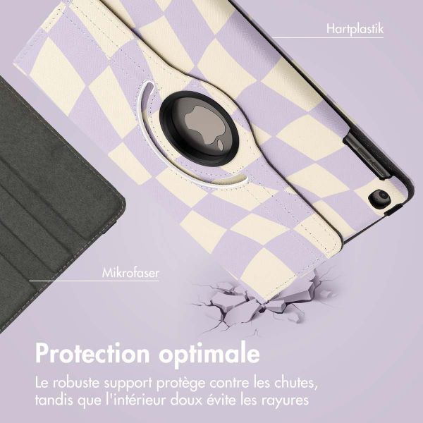 imoshion Coque tablette Design rotatif à 360° Apple iPad 6 (2018) 9.7 pouces / iPad 5 (2017) 9.7 pouces - Dancing Cubes