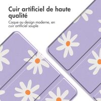 imoshion Coque tablette Design Trifold Samsung Galaxy Tab A11 Plus / A9 Plus - Flowers Distance