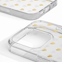 iDeal of Sweden Coque Clear MagSafe Apple iPhone 16 Pro - Golden Hearts