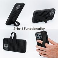 Callbuddy Coque avec strap Apple iPhone 16 Pro Max - Epic Black