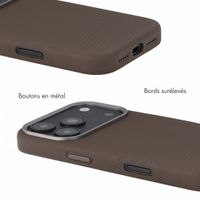 Accezz Coque arrière Mesh avec MagSafe Apple iPhone 17 Pro Max - Marron