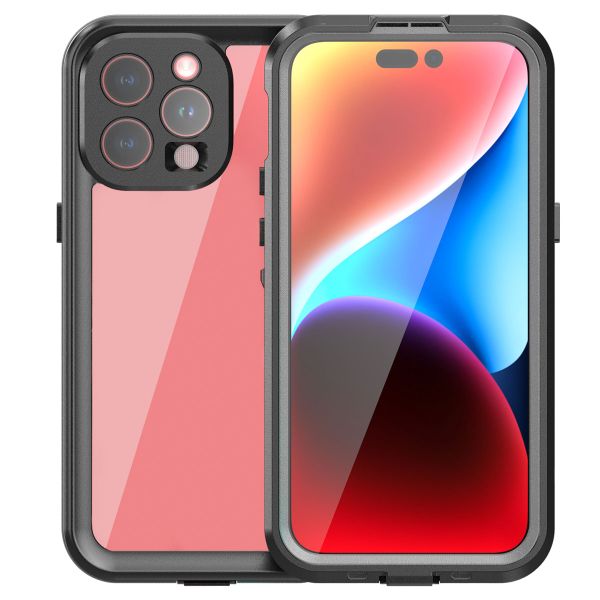 Redpepper Coque imperméable Dot Plus Apple iPhone 15 Pro Max - Noir