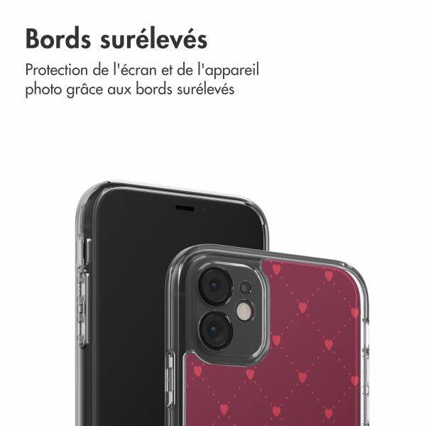 imoshion Coque Design Apple iPhone 11 - Crush Check Coral Dust