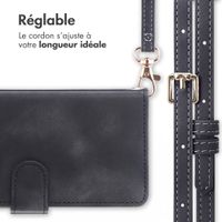 imoshion Etui de télephone portefeuille avec cordon Oppo Reno 16 / 16 Pro - Noir