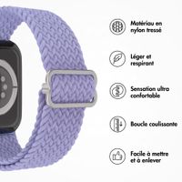 imoshion Bracelet nylon tissé Apple Watch | 38/40/41/42 mm - Lilas