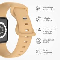 imoshion Bracelet en silicone⁺ Apple Watch | 44/45/46/49 mm - Taille M/L - Walnut