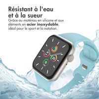 imoshion Bracelet en silicone⁺ Apple Watch | 44/45/46/49 mm - Taille M/L - Sapphire Blue