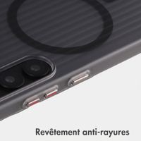 Accezz Coque arrière Lite avec MagSafe | Fluted | Samsung Galaxy S25 - Gris