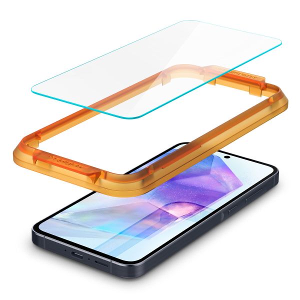 Spigen Protection d'écran en verre trempé GLAStR Fit 2 Paquets + Applicator Samsung Galaxy A35