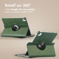 imoshion Coque tablette rotatif à 360° Apple iPad 11 (2025) 11 pouces A16 / iPad 10 (2022) 10.9 pouces - Vert