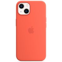 Apple Coque en silicone MagSafe Apple iPhone 13 - Nectarine