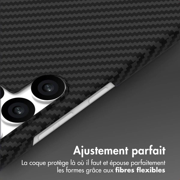 Accezz Coque Kevlar® MagSafe Samsung Galaxy S23 Ultra - Noir