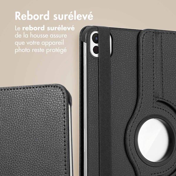 imoshion Coque tablette rotatif à 360° Apple iPad 11 (2025) 11 pouces A16 / iPad 10 (2022) 10.9 pouces - Noir