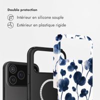 Selencia Coque arrière Vivid avec MagSafe Apple iPhone 18 Pro / 17 Pro - Midnight Blossom